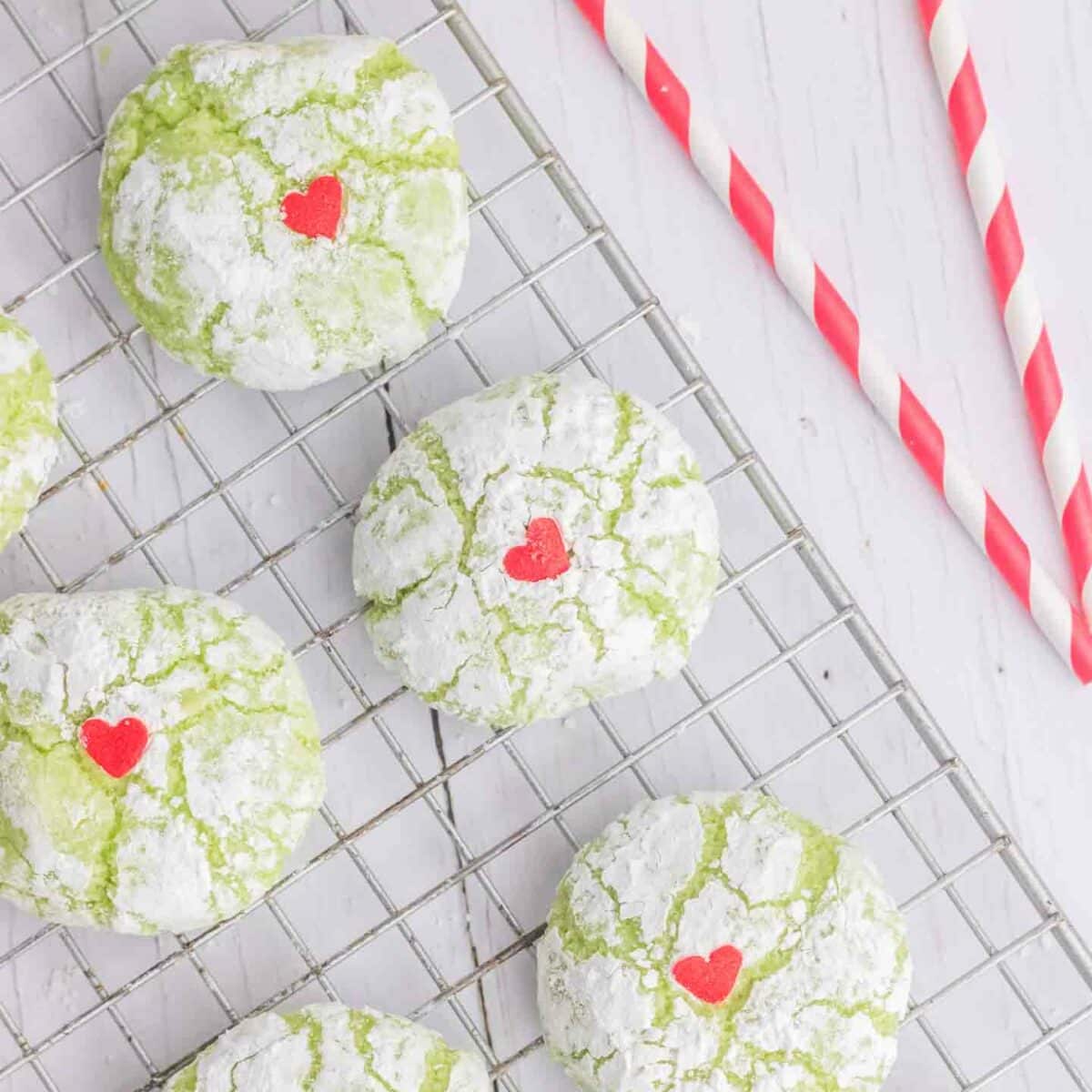 cookies on a wire rack