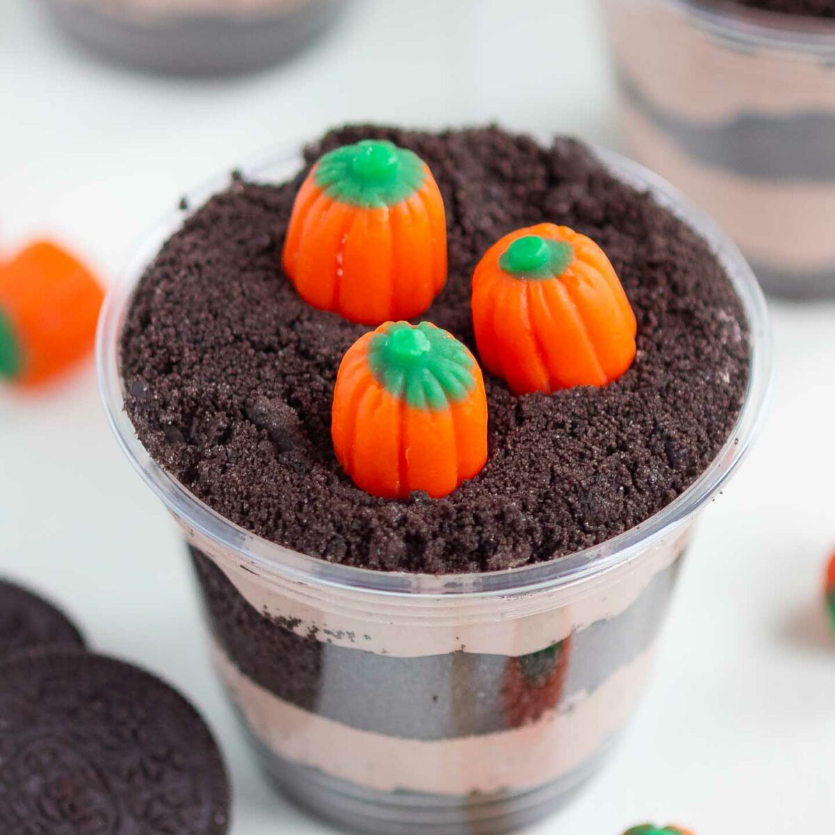 dirt cup shown on a white surface