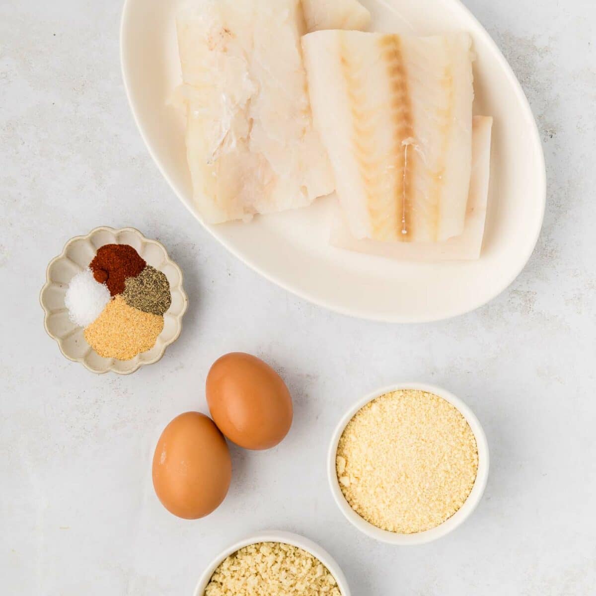 ingredients for cod how in white dishes