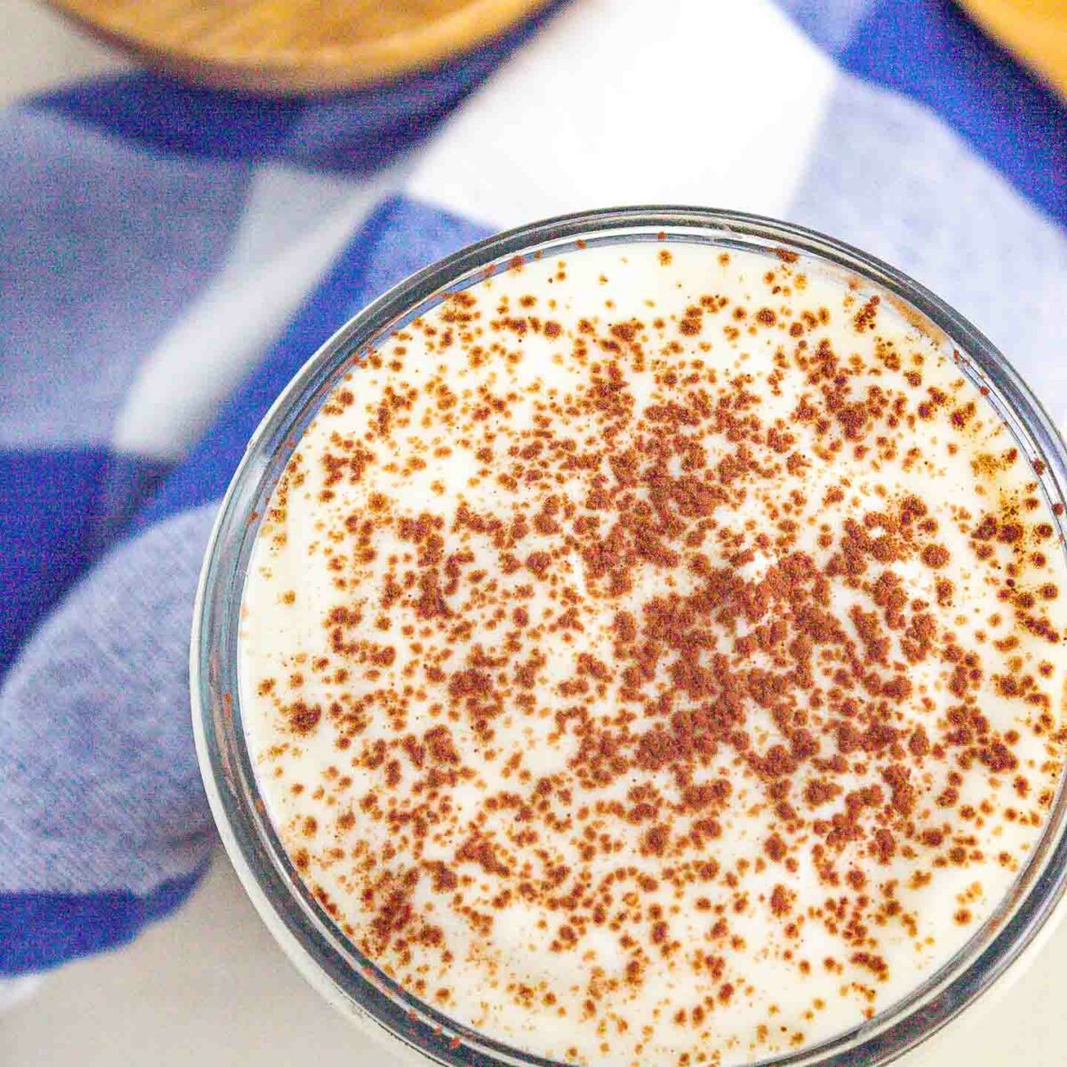 overnight oats in a glass jar