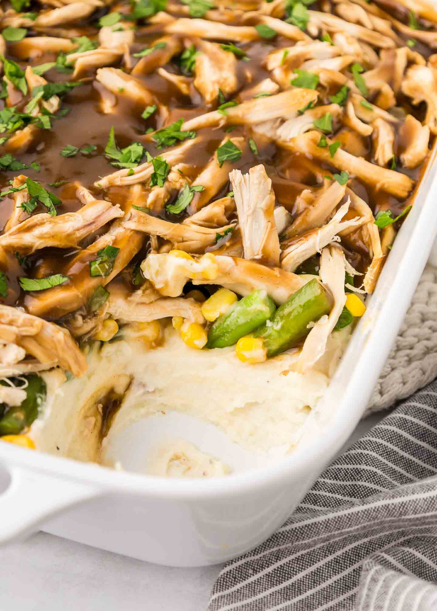 Chicken and Mashed Potato Casserole