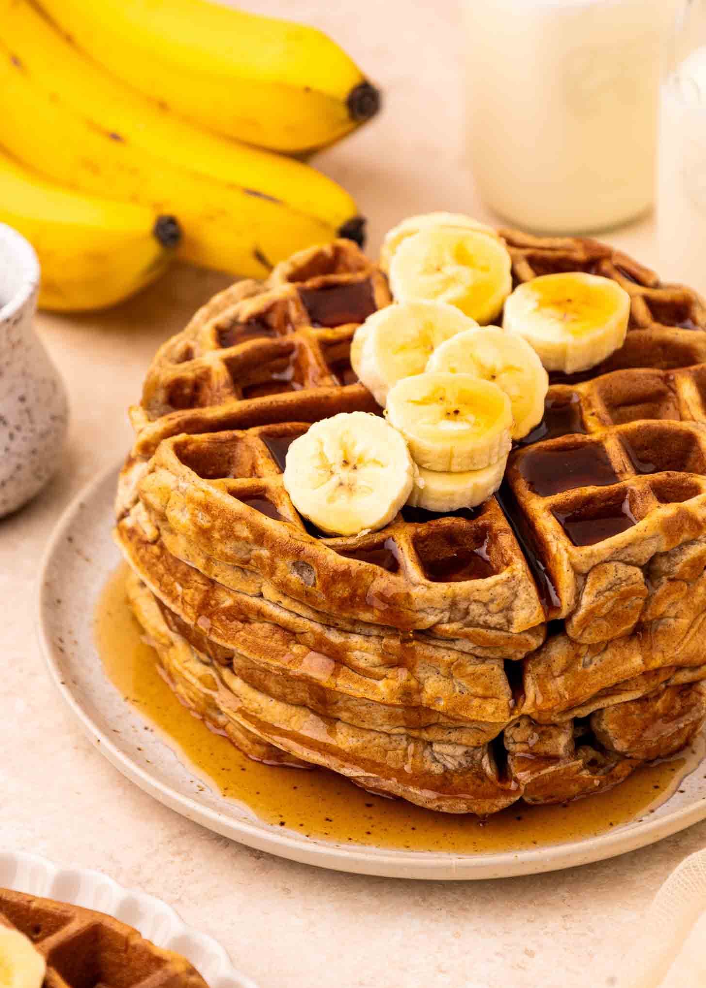 Easy Banana Waffles - Pumpkin 'N Spice
