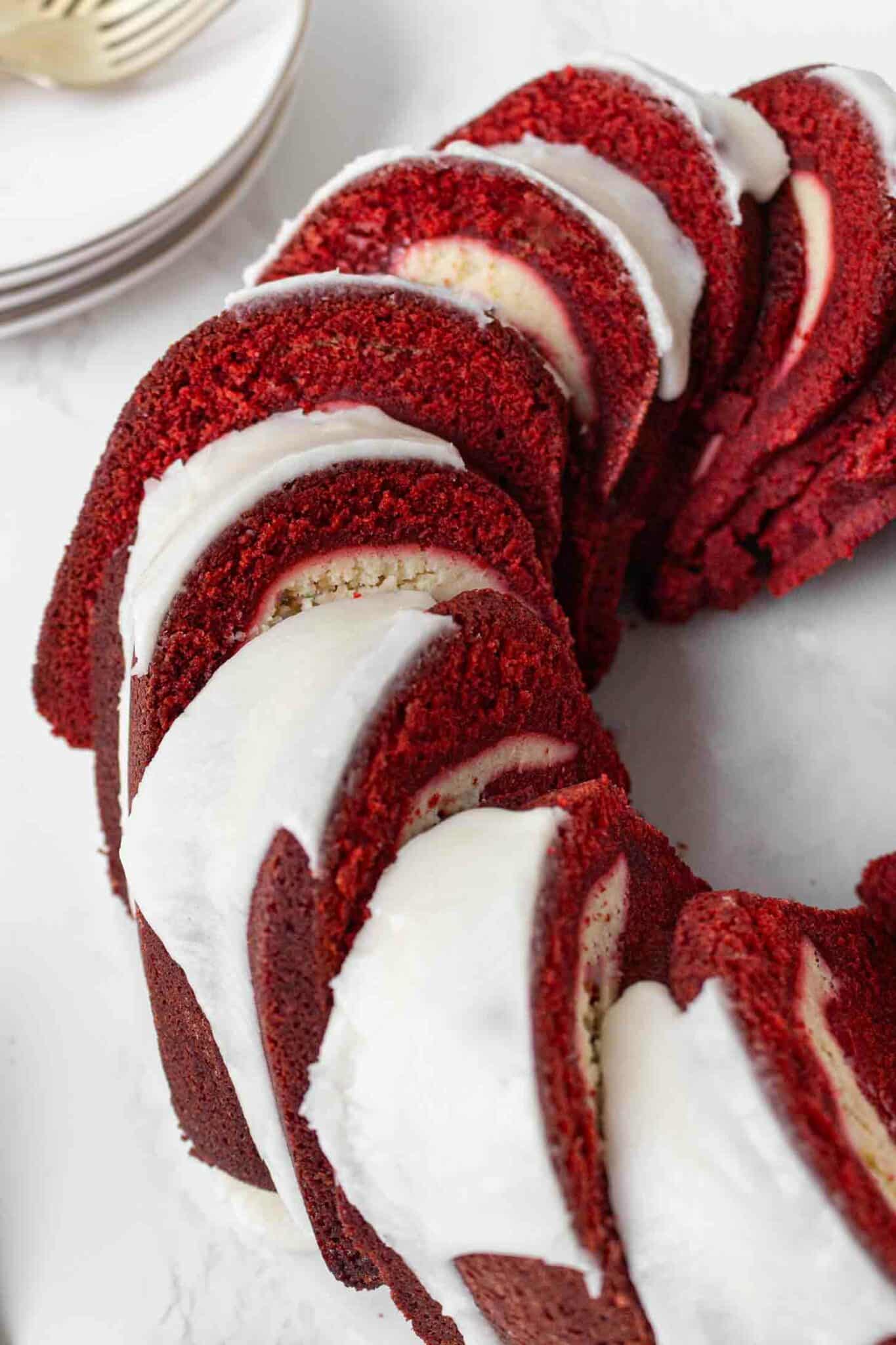 Red Velvet Pound Cake (With a Cream Cheese Swirl) - Pumpkin 'N Spice