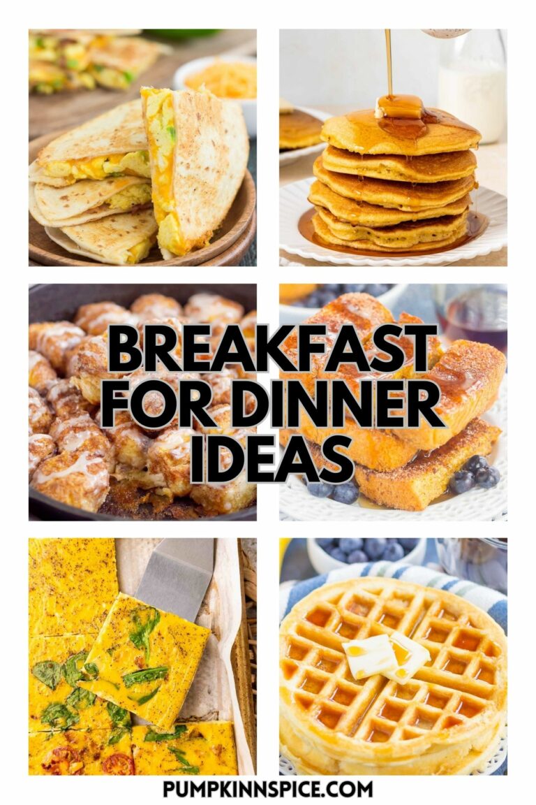 Breakfast for Dinner Ideas - Pumpkin 'N Spice